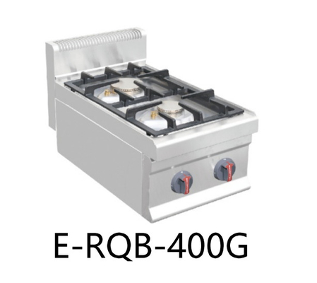 Countertop оборудования кухни ресторана E-RQB-400G плита ряда газа горелки коммерчески двойная