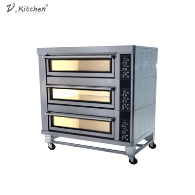 4 машина печи пекарни палубы 13.2kw подносов двойная электрическая