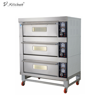 Печь газа палубы конвекции 60kw Countertop одиночная для пиццы